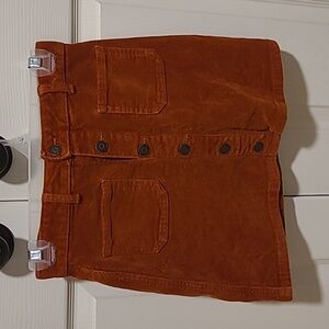 Girls Skirt, Brown Cordoroy